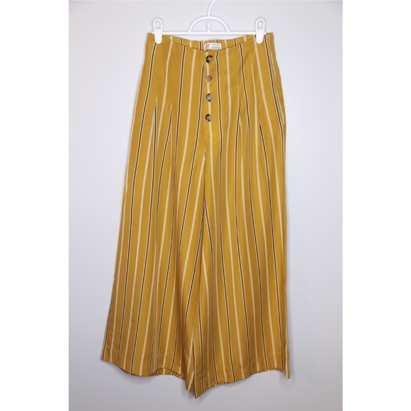NWT Zara Wide Cropped Pants - Picture 7 of 7